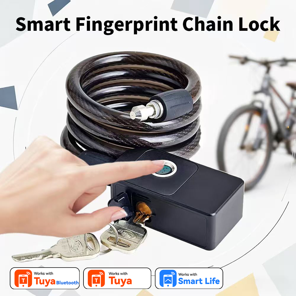 Security Chain Door - Smart Bluetooth & Fingerprint Chain Lock