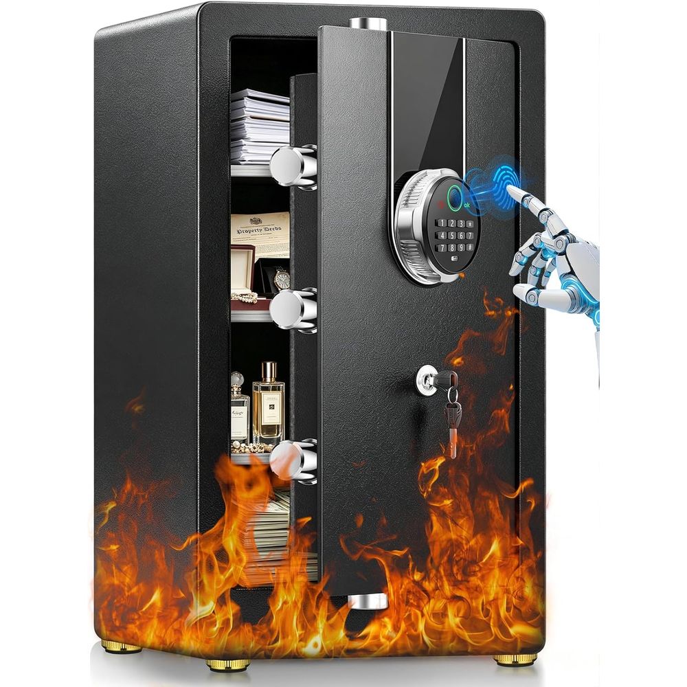 Fire Safe Document - Large Biometric Safe with 35 Min