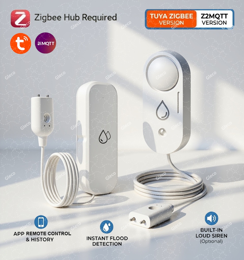 Water Alarm Sensor - Zigbee Water Leak Sensor Flood Leakage