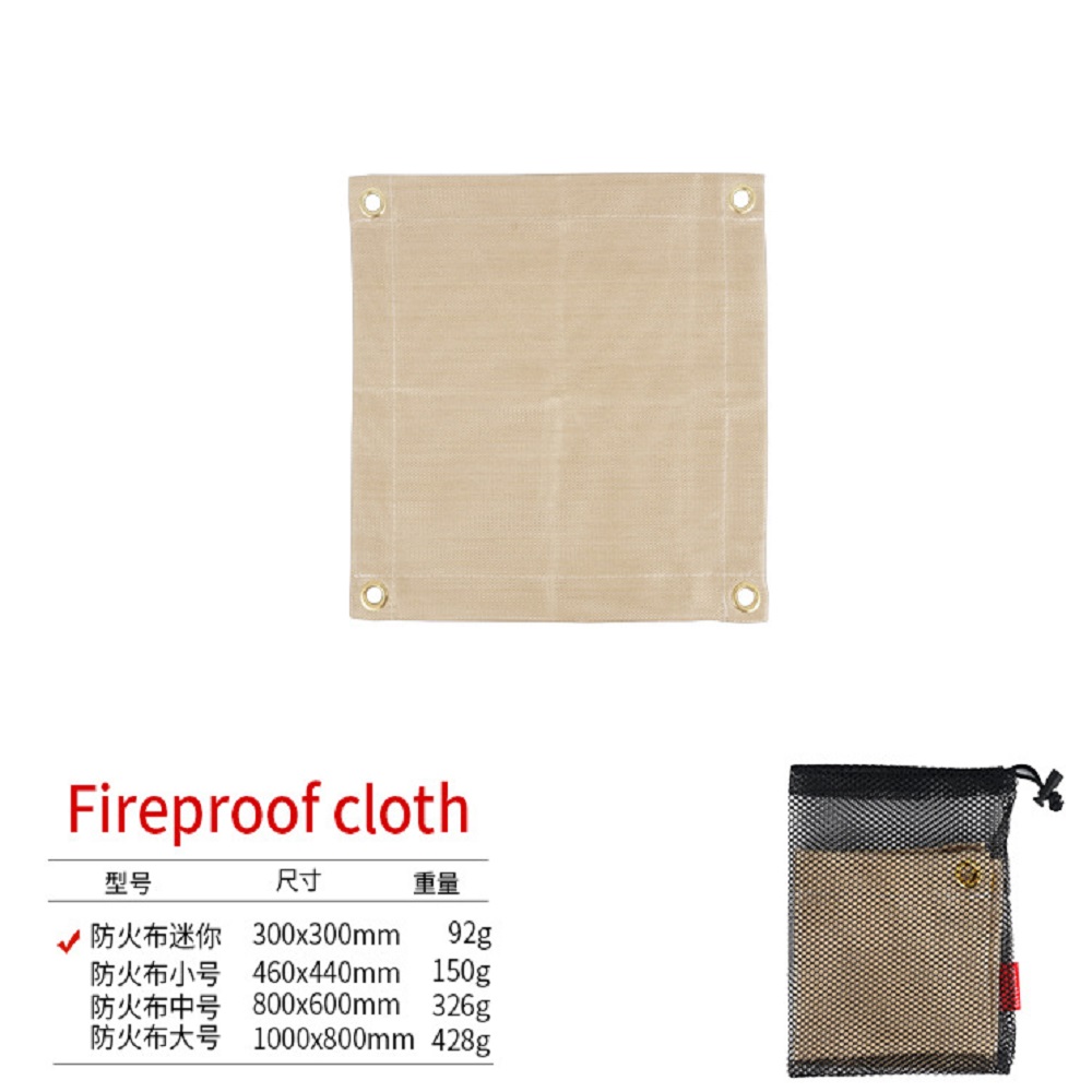 Fire Blanket Kitchen - Fiberglass Fireproof Cloth Mat, High Heat