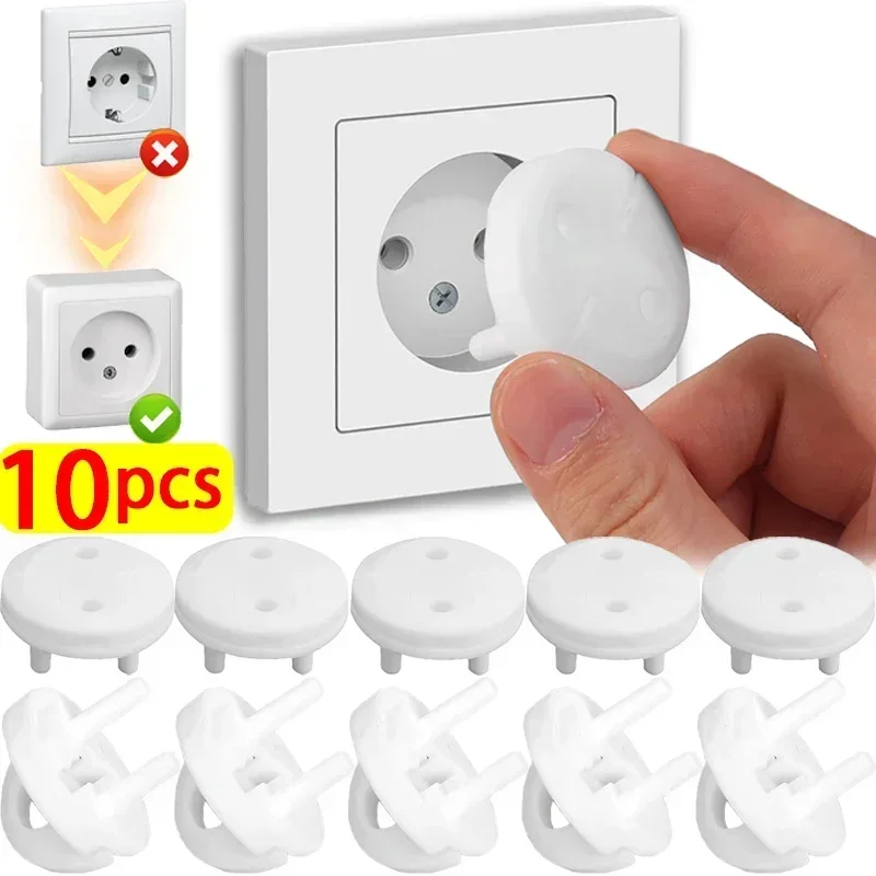 Outlet Cover Baby - White Electrical Safety Socket Protective Cover