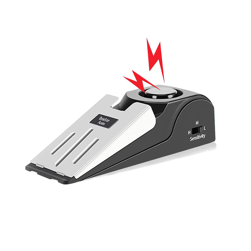 Door Stop Alarm - 1Pc Door Stopper Alarm Portable 120db