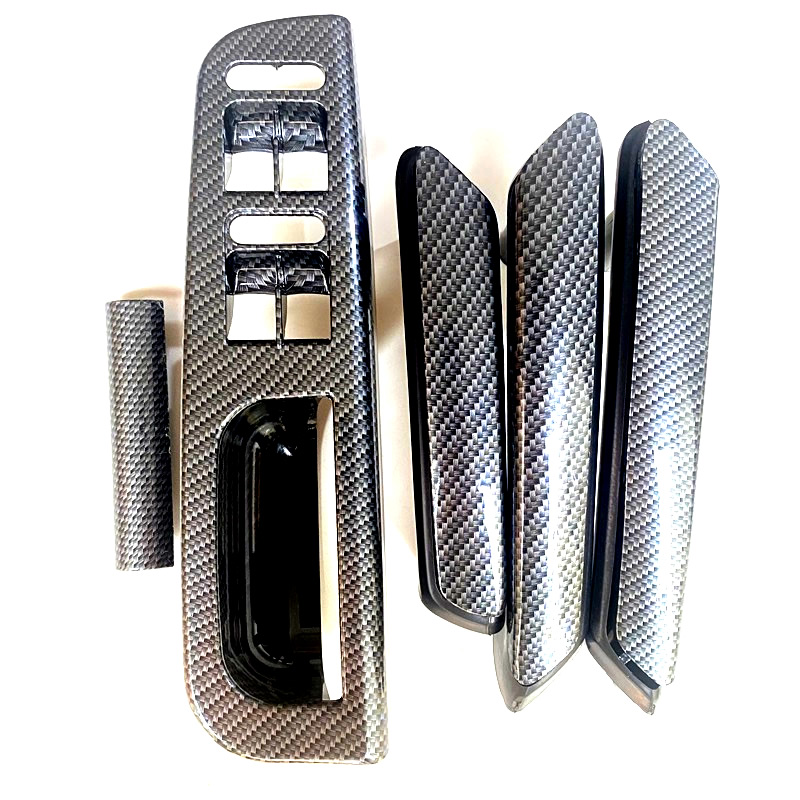 Window Lock Bar - Sợi Carbon Hoa Văn Tay Nắm