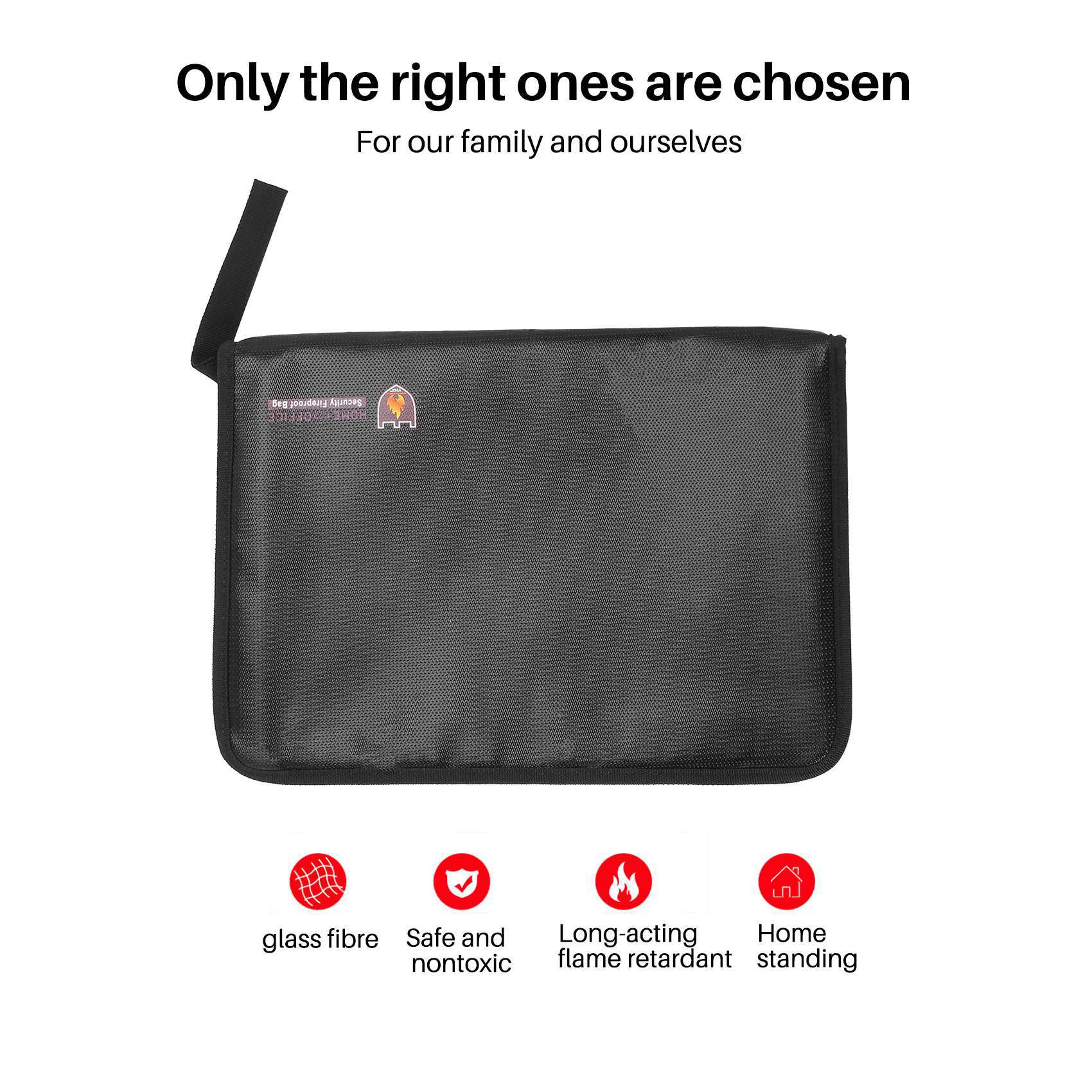 Fire Safe Document - Fireproof Files Folder Accordion Document Bags