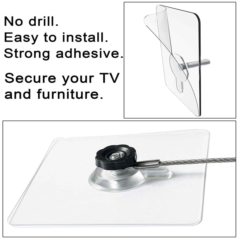 Preventing TV From Falling And - đánh giá và giá Earthquake Anchor Strap