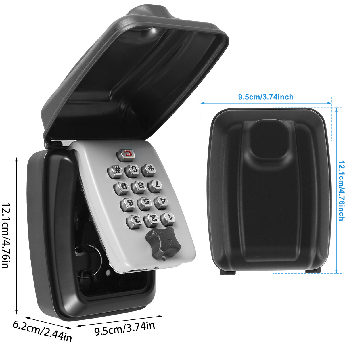 Key Lock Box Wall-Mount Secret - đánh giá và giá Lockbox Key Secure