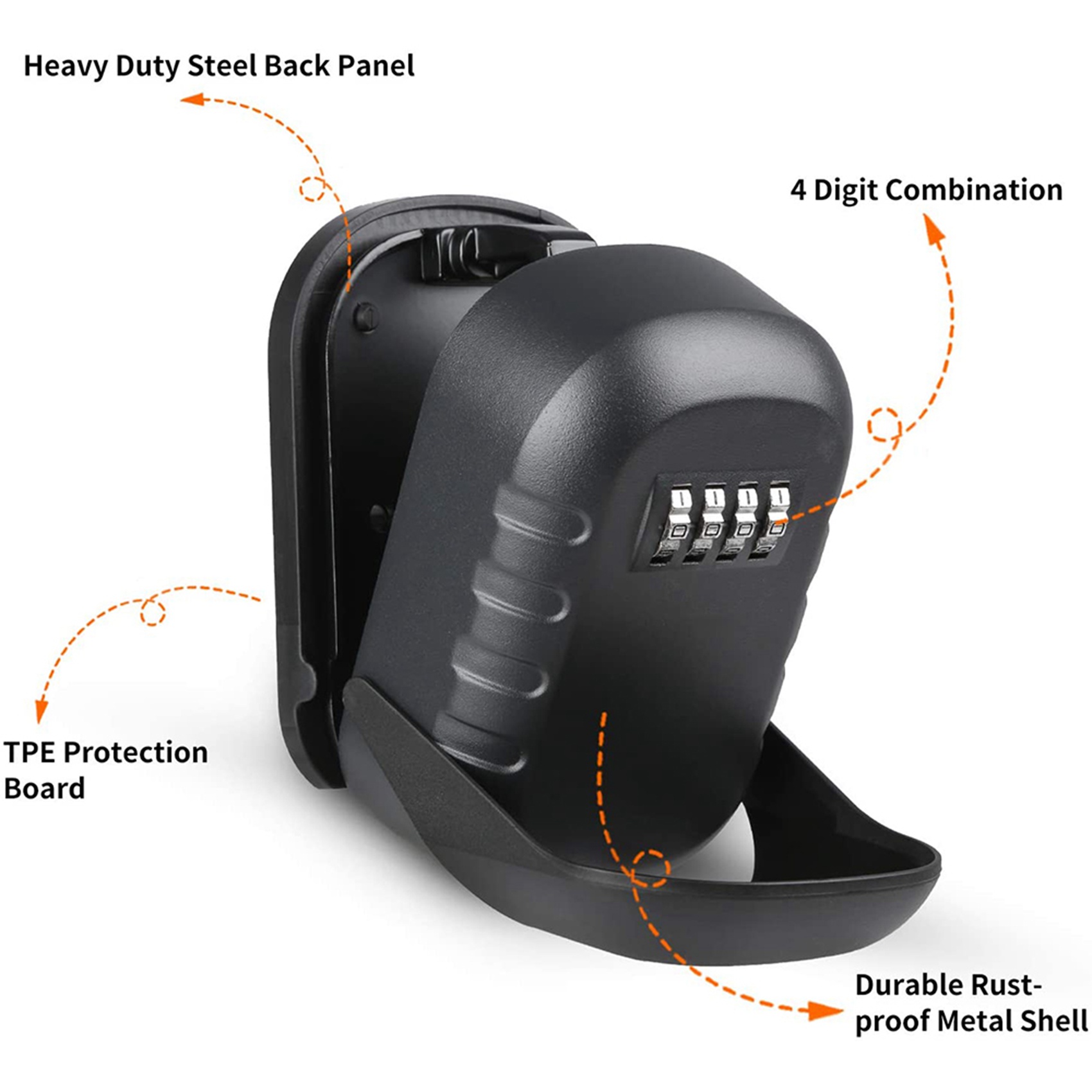 ABKN-2X Key Lock Box Wall Moun - đánh giá và giá Lockbox Key Secure