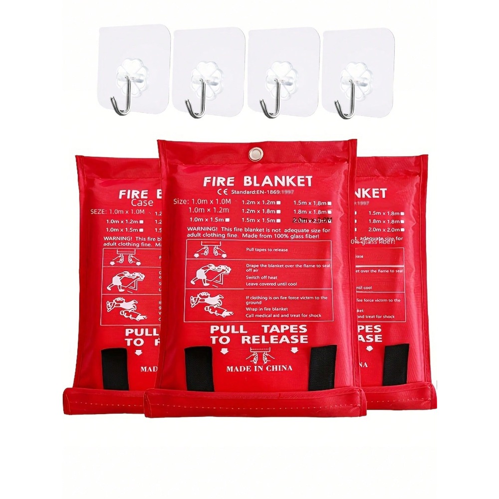 Fire Blanket 39.37 X 39.37 Inc - đánh giá và giá Fire Blanket Kitchen