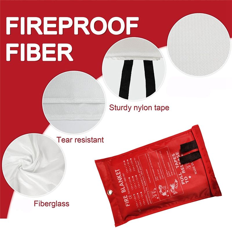 Promotion Day 2PCS Emergency F - đánh giá và giá Fire Blanket Kitchen