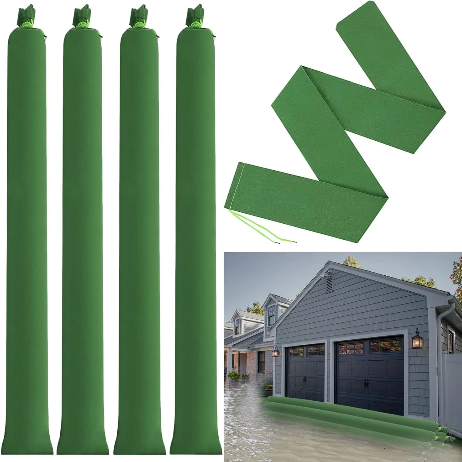 2Pcs Sand Bags Thickened Long  - đánh giá và giá Flood Barrier Bag