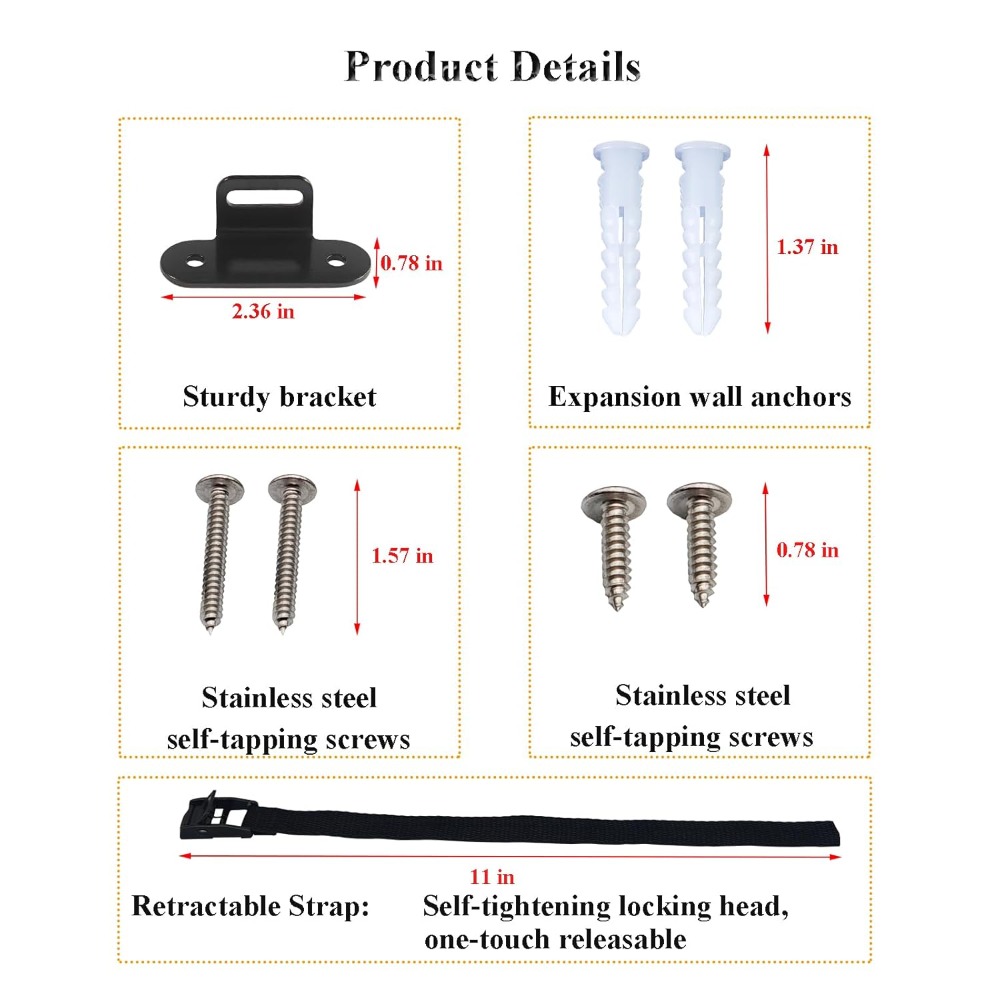 Easy Install Earthquake Proof  - đánh giá và giá Earthquake Anchor Strap