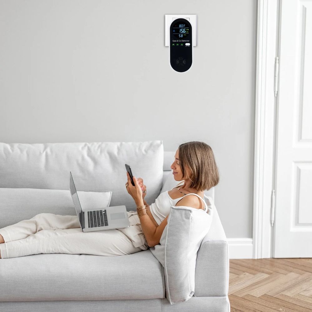 4 in 1 LED Display Gas Detecto - đánh giá và giá Co Detector Plug