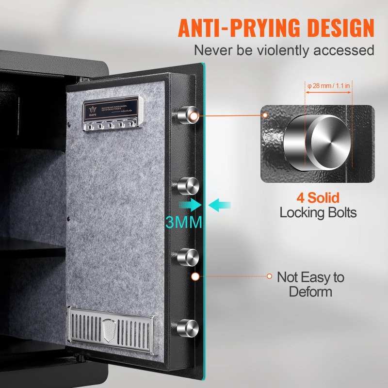SucceBuy Electric Safe 2.2/1.8 - đánh giá và giá Fire Safe Document