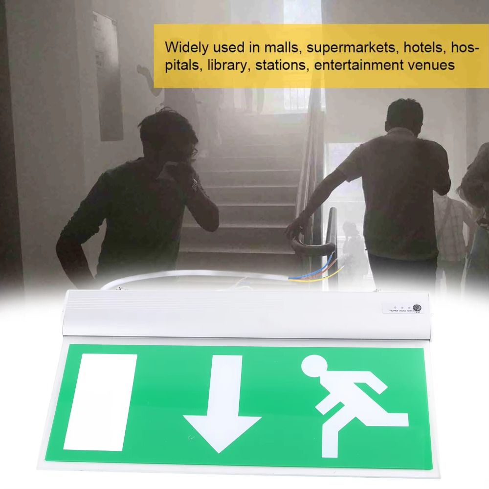 110-240V Commercial LED Emerge - đánh giá và giá Emergency Exit Sign