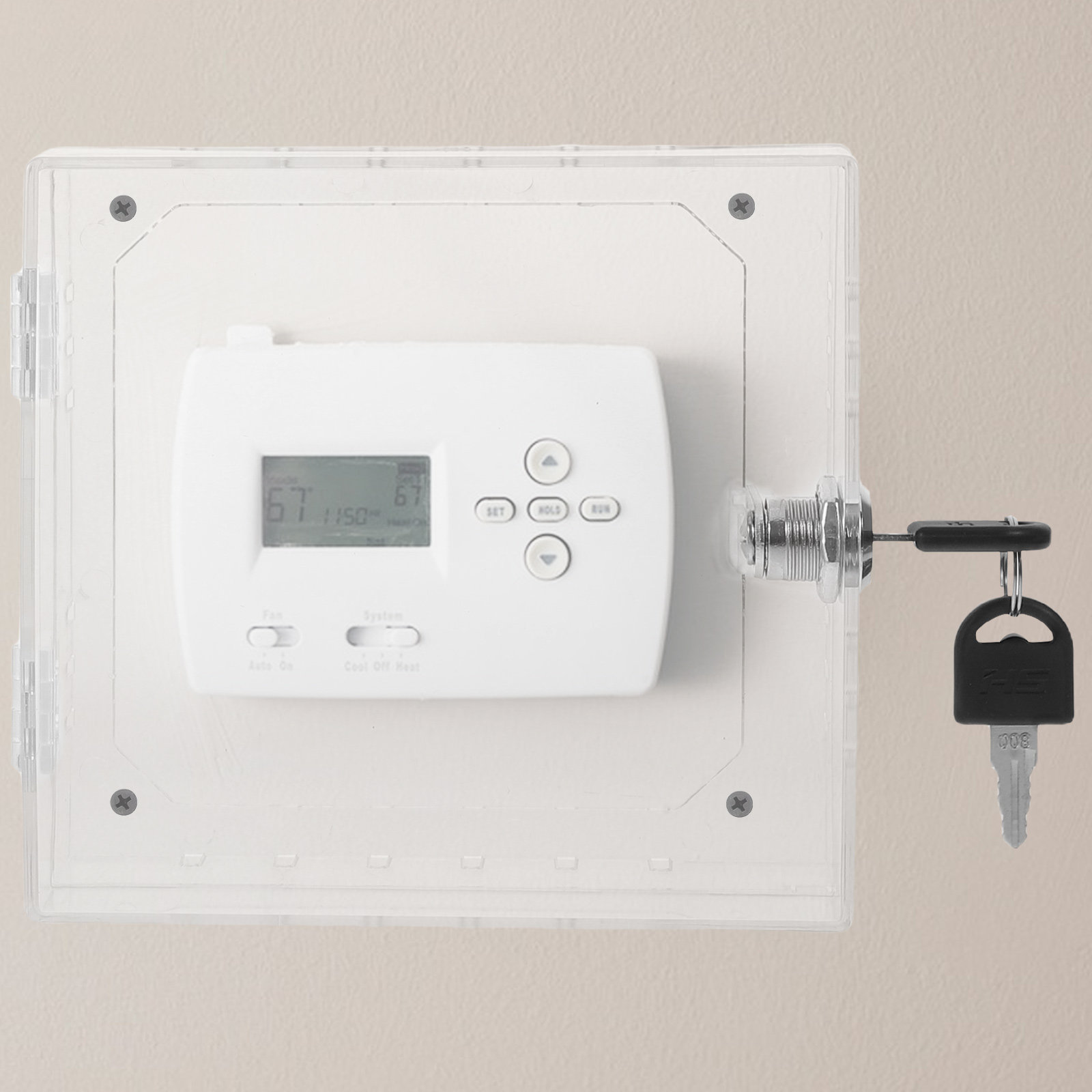 Lock Key Acrylic Thermostat Lo - đánh giá và giá Lockbox Key Secure
