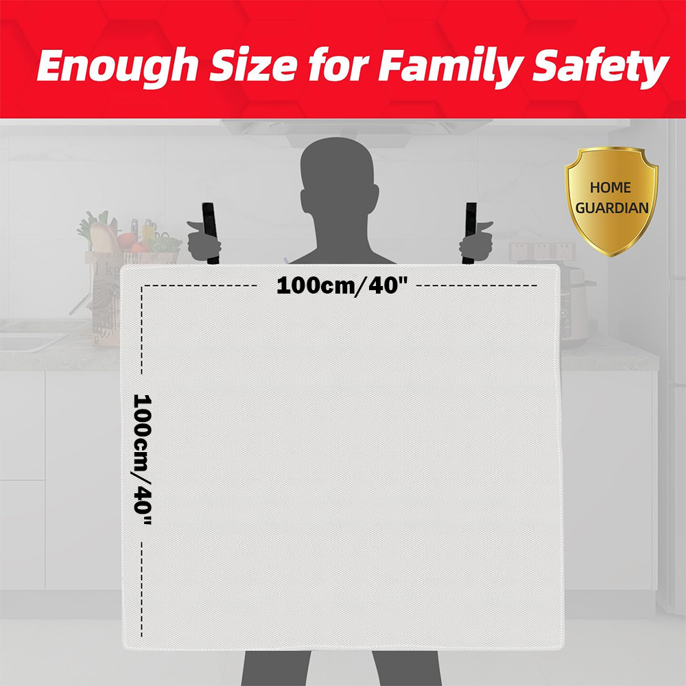 Fire Blanket 2 Pack 2*2m/1.5*1 - đánh giá và giá Fire Blanket Kitchen