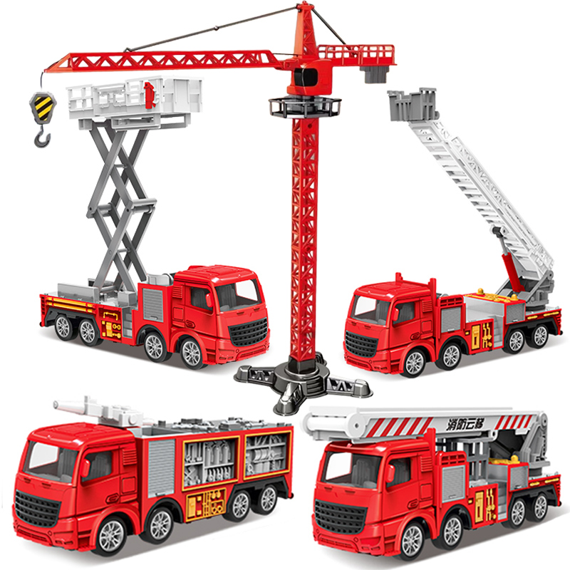 1:55 Diecast Fire Truck Model  - đánh giá và giá Fire Escape Ladder