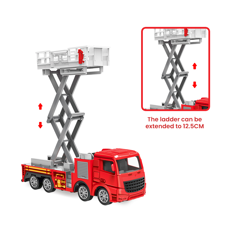 1:55 Diecast Fire Truck Model  - đánh giá và giá Fire Escape Ladder