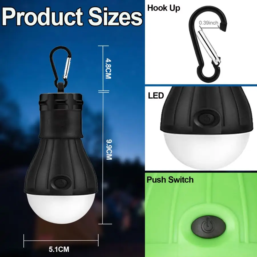 LED Camping Lights Tent Lamp P - đánh giá và giá Power Outage Light