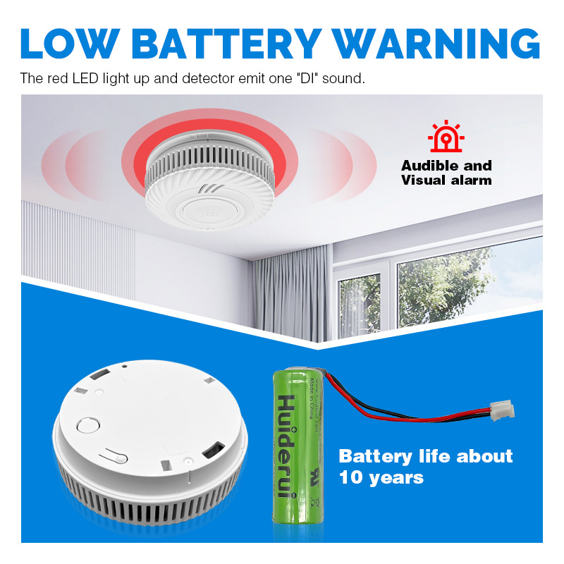 10 Years Battery Powered Hotel - đánh giá và giá Smoke Detector Interconnected