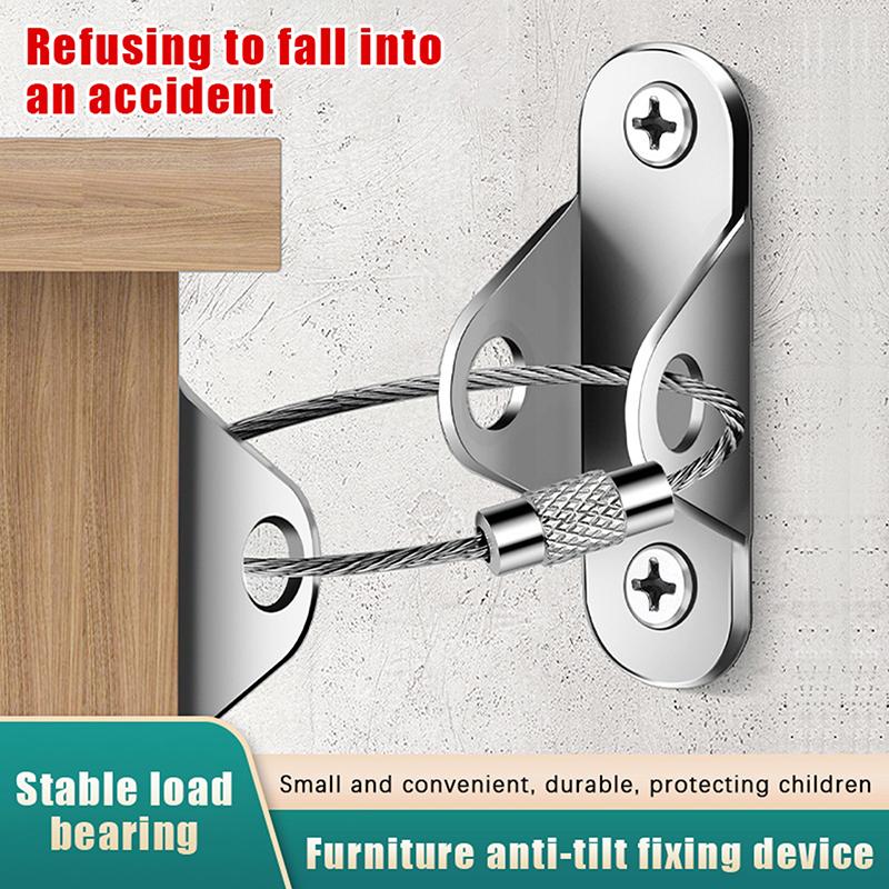 1Set Anti-Tip Furniture Anchor - đánh giá và giá Earthquake Anchor Strap