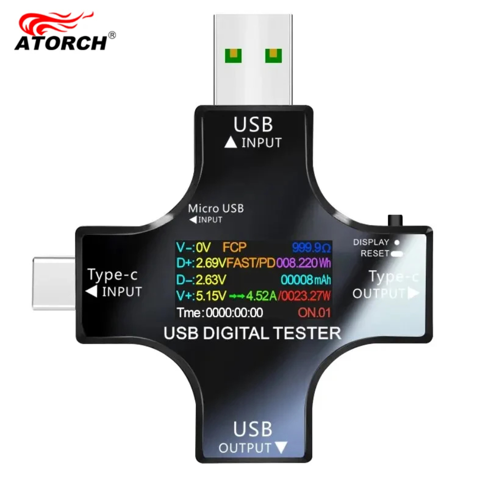 USB Tester DC Type-C PD Digita - đánh giá và giá Co Detector Plug