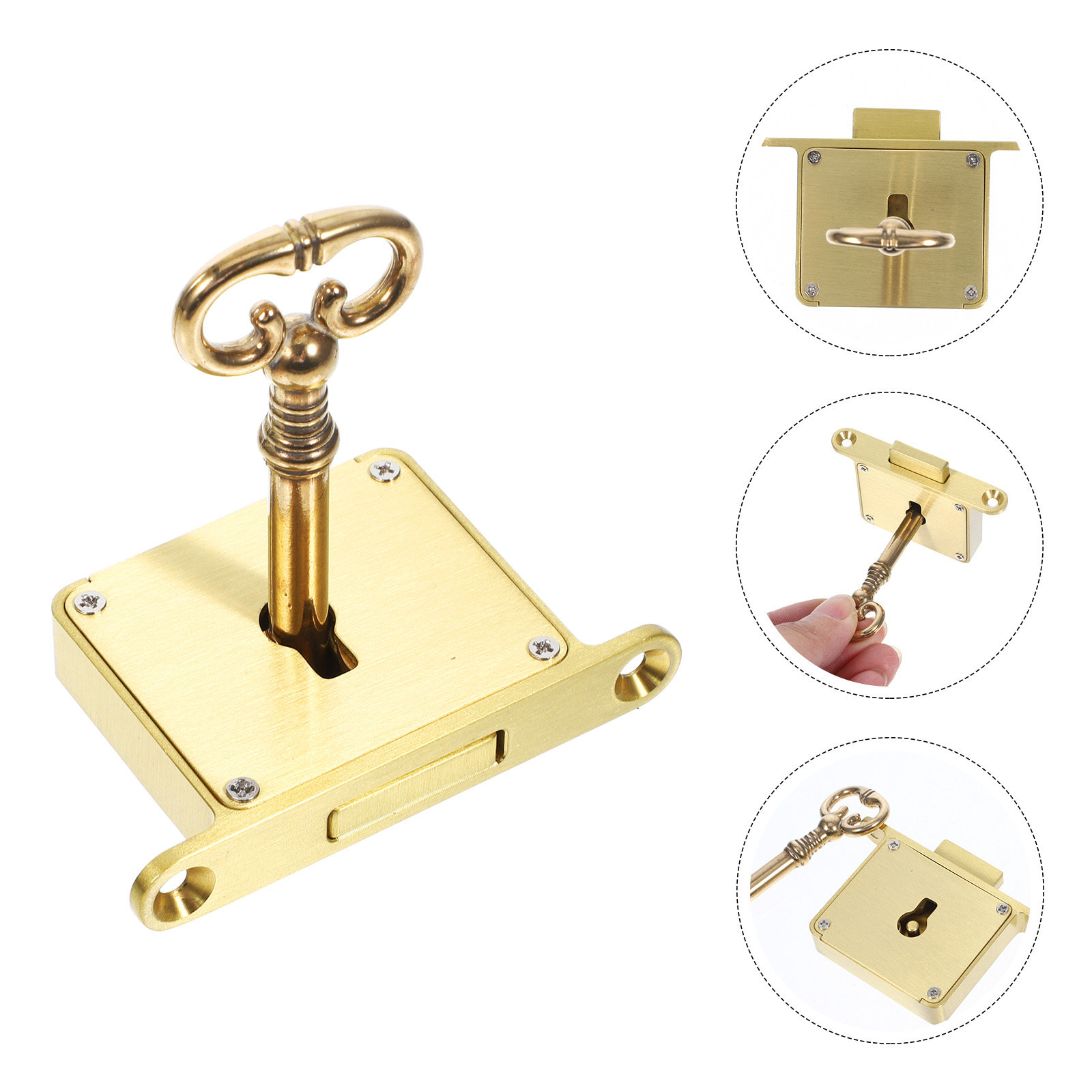 1Set Heavy Duty Brass Cabinet  - đánh giá và giá Lockbox Key Secure
