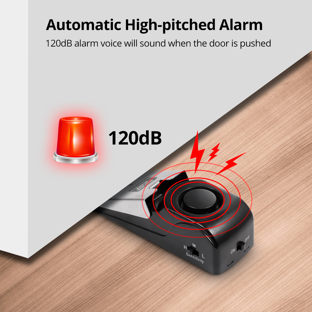2pcs Door Stop Alarm for Home  - đánh giá và giá Door Stop Alarm