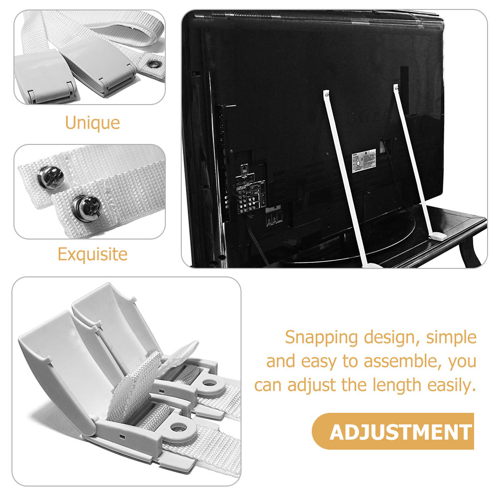 2Pcs Adjustable TV Strap Furni - đánh giá và giá Earthquake Anchor Strap