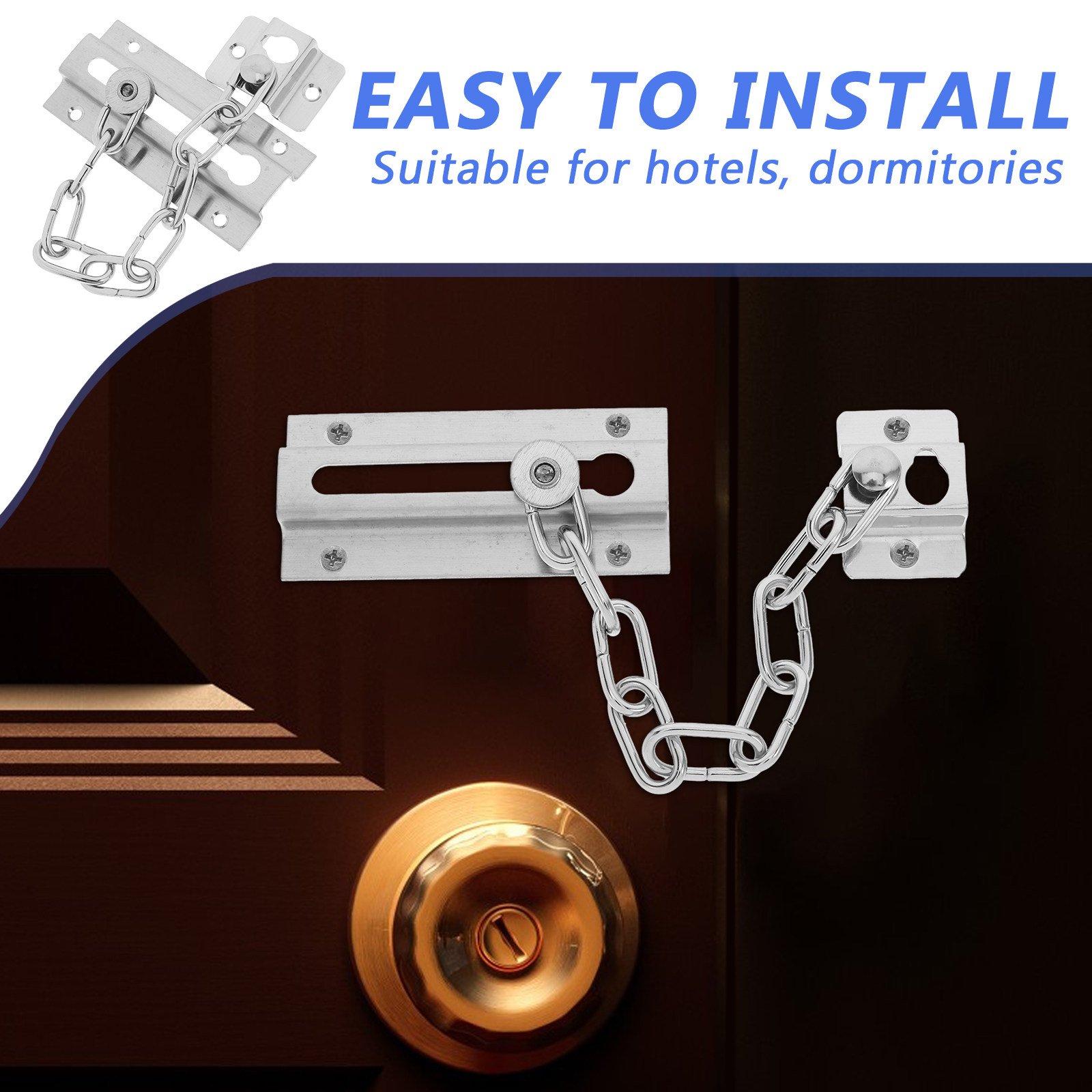 Door Chain Lock Stainless Stee - đánh giá và giá Security Chain Door