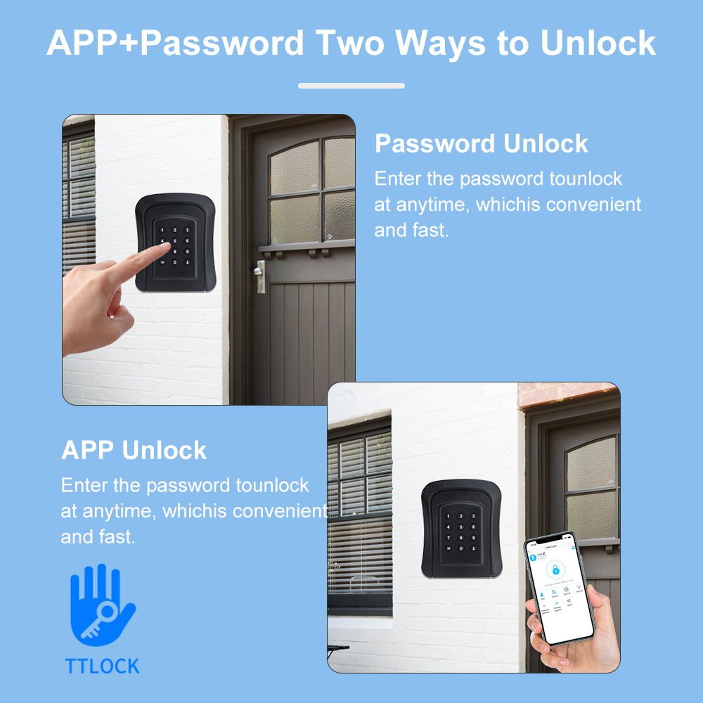TTLock Wireless Key Box Waterp - đánh giá và giá Lockbox Key Secure