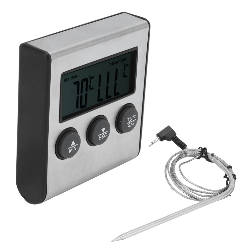 Silver Digital BBQ Meat Thermo - đánh giá và giá Pool Alarm Float