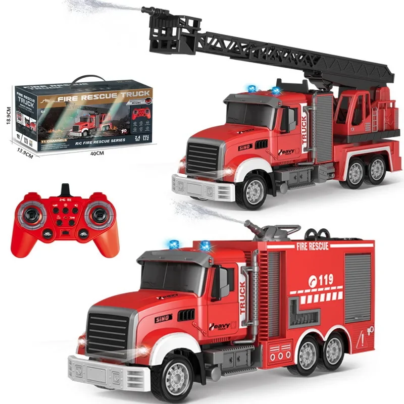 2.4G RC Fire Engine Car with S - đánh giá và giá Fire Escape Ladder