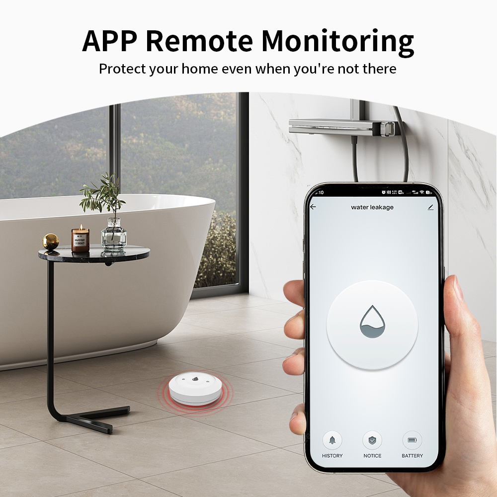 TNCE ZigBee3.0 Tuya Smart Wate - đánh giá và giá Water Alarm Sensor