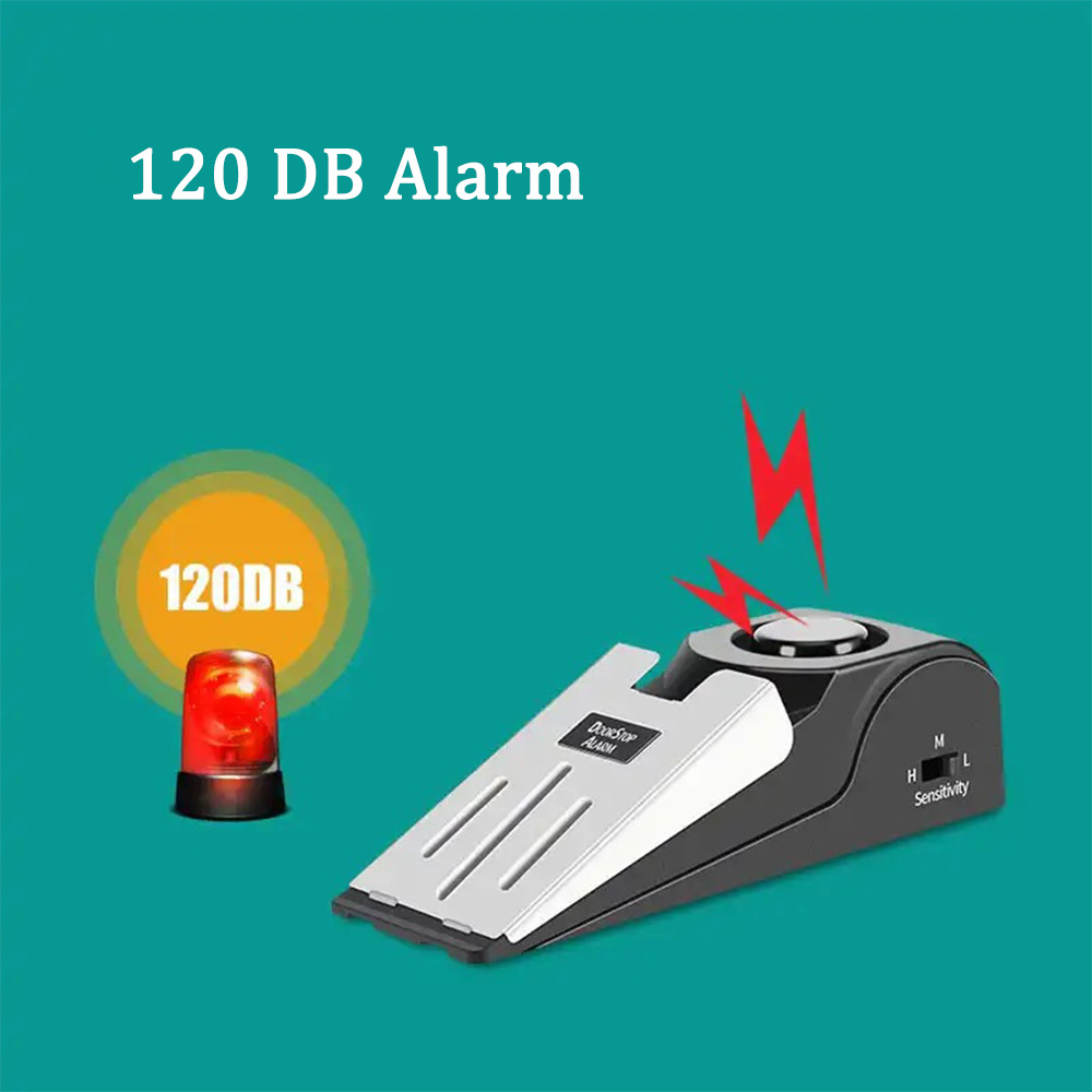 125 DB Anti-theft Burglar Stop - đánh giá và giá Door Stop Alarm