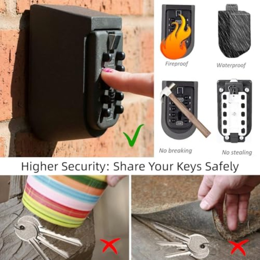 Indoor and Outdoor Key Lock Bo - đánh giá và giá Lockbox Key Secure