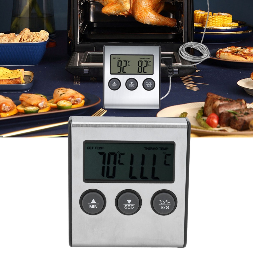 Silver Digital BBQ Meat Thermo - đánh giá và giá Pool Alarm Float