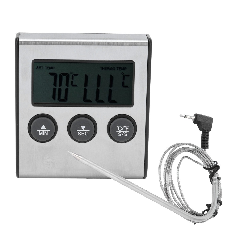 Silver Digital BBQ Meat Thermo - đánh giá và giá Pool Alarm Float